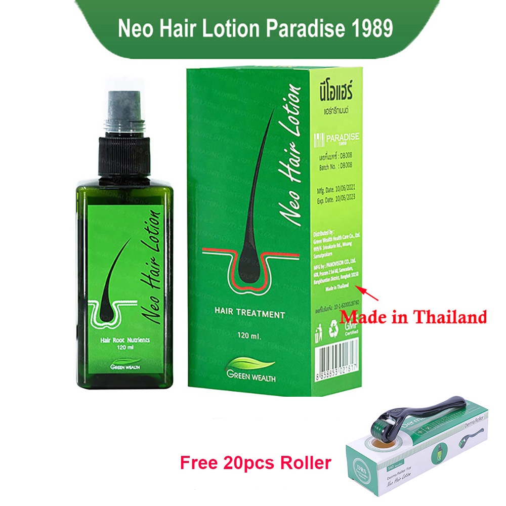 20pcs Made In Thailand Neo Hair Lotion 120ml Paradise Hair Growth Oil