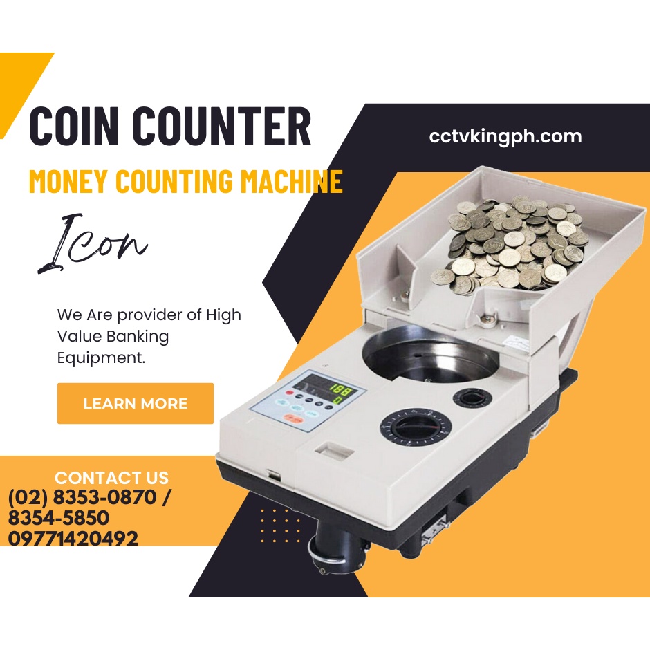 Heavy Duty Coin Counter, Coin counting machine, Money Counter Shopee