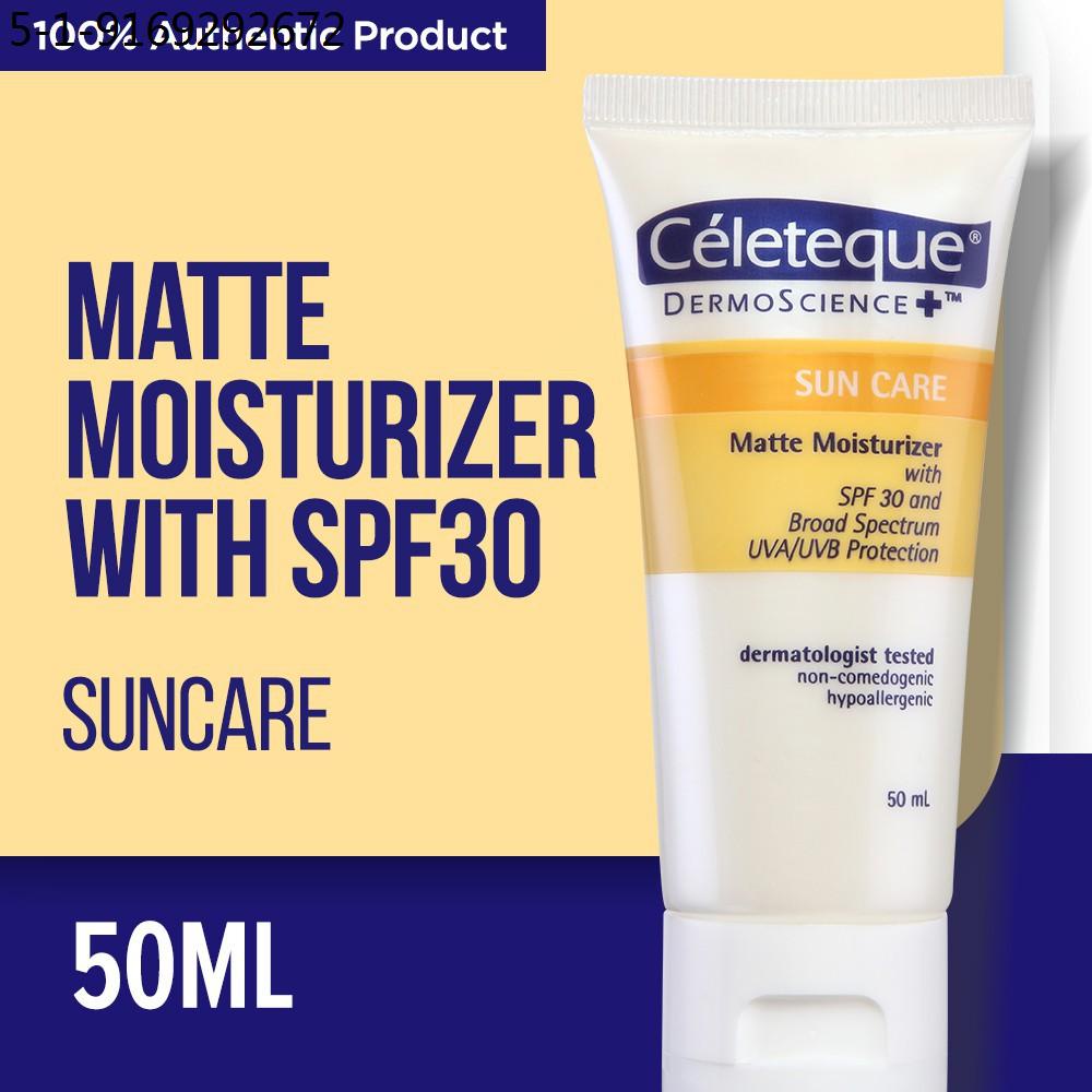moisturizer for oily skin Celeteque Sun Care Matte Moisturizer with SPF 30/ 50ml