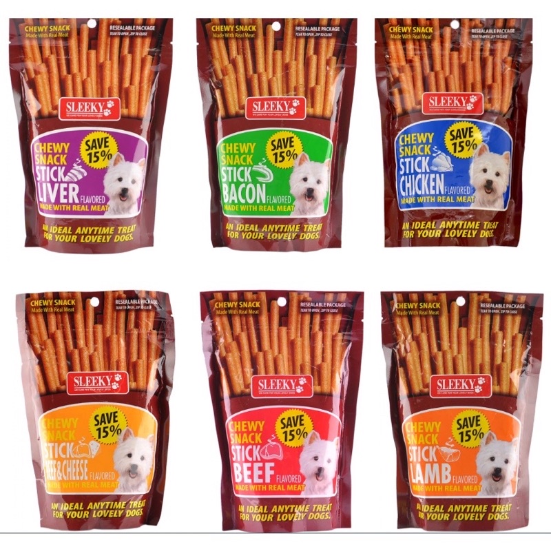 Sleeky Chewy Snack Stick or Strap Dog Treats 175g Shopee Philippines