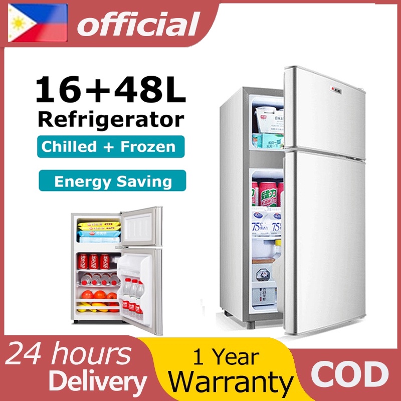 Two Door Direct Cool Refrigerator Fridge Mini Refrigerator Double Door
