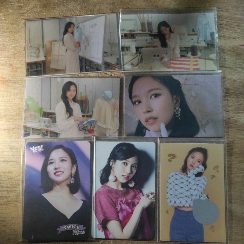 RARE TWICE MINA PHOTOCARDS SET FOR SALE | Shopee Philippines