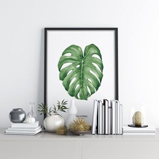 Monstera Deliciosa Nordic Poster Palmaceae Canvas Painting Leaf Wall Art Pictures For Living Room Modern Decorative Prints #2