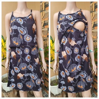 Breastfeeding and Maternity Daily Wear Dress (New Printed & Plain Designs Freesize fits up to XL)202 #7