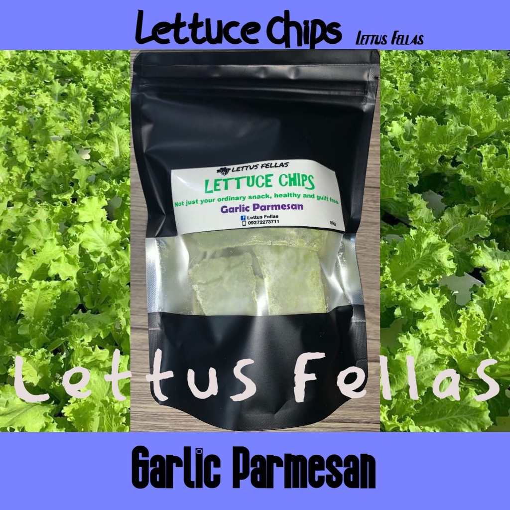 Lettuce Chips Garlic Parmesan (Lettus Fellas) Shopee Philippines