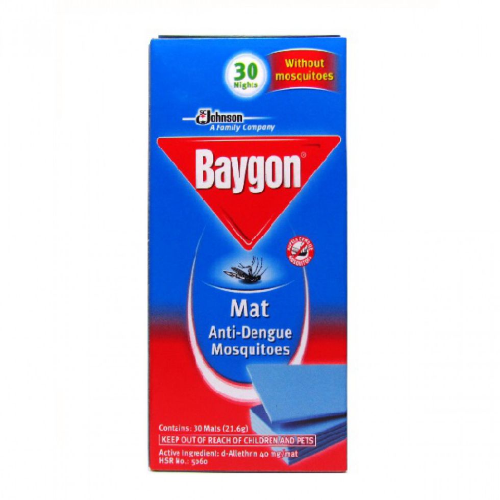 Baygon Mat Antidengue Mosquitoes 30s Shopee Philippines