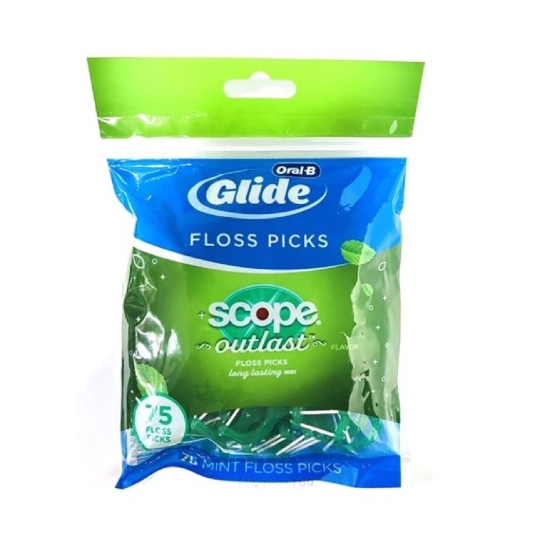 Oral B Glide Scope Outlast Flavored Floss Picks Shopee Philippines 