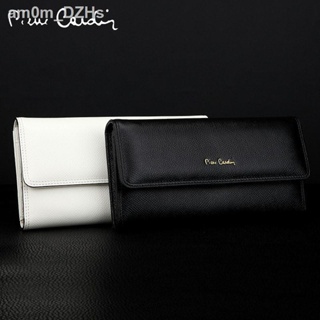 (Selling)Pierre Cardin wallet pambabae leather long fashion pambabaeng handbag cowhide pambabaeng tr #4
