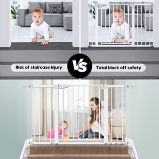25.59”-86.22” Adjustable Safety Baby Gate Door Fence for Dog Baby Kids Pet Child Stair Barrier fence #5