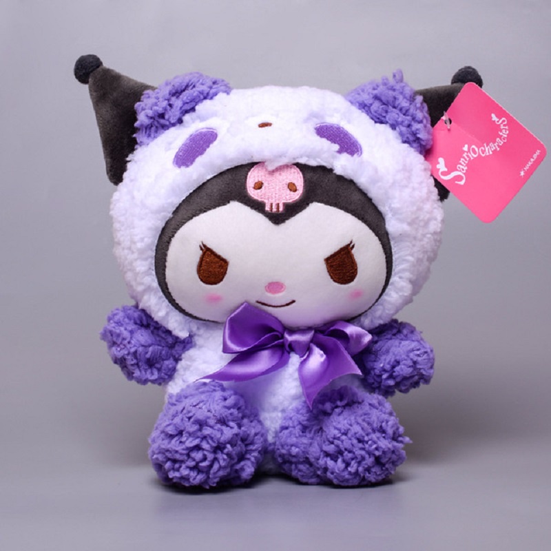 Bandai 25Cm Anime Sanriod Toys Kawaii Kuromi Mymelody Cinnamorol Plush ...