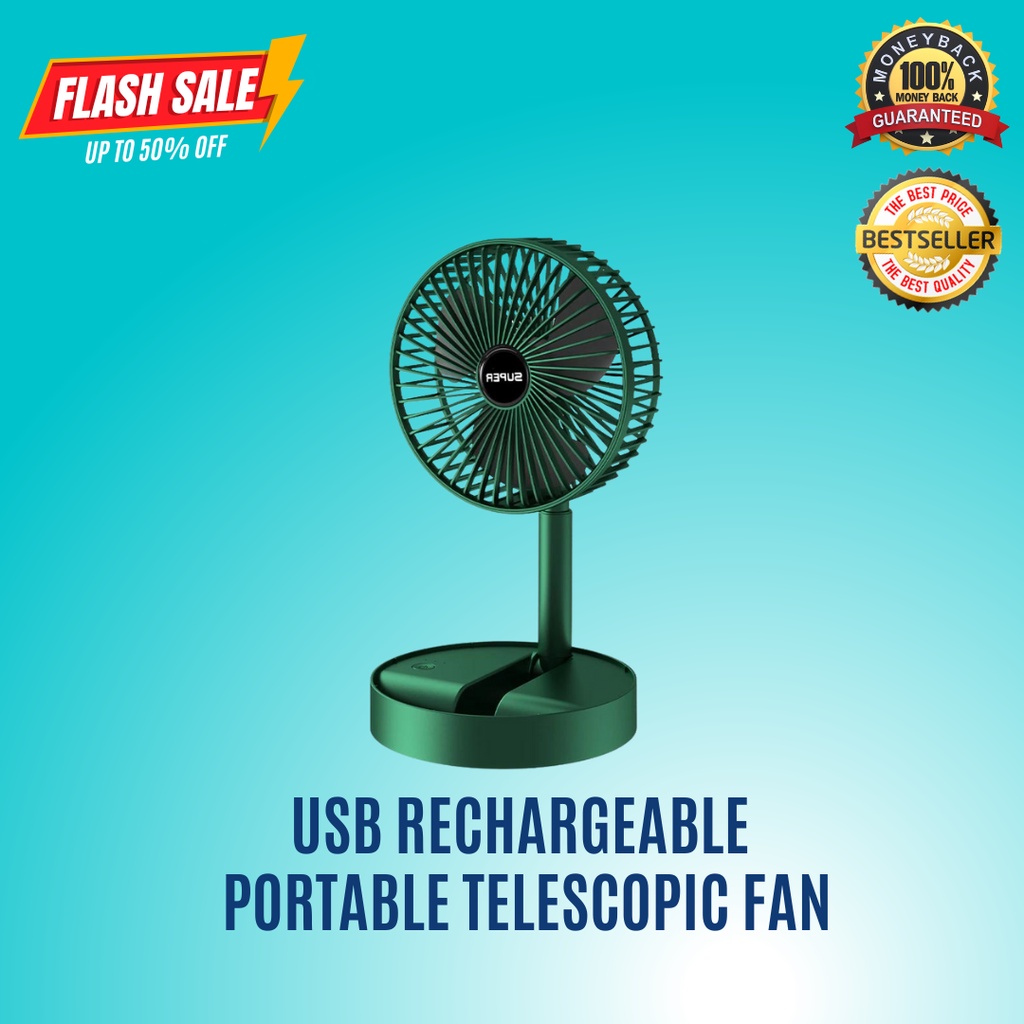 Original Rechargeable Fan Charging Fan Small Folding Fan USB Foldable