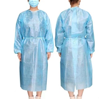 ln stockNEW◙Isolation Gown Non-Woven 25  and 40 GSM Coating Disposable #3