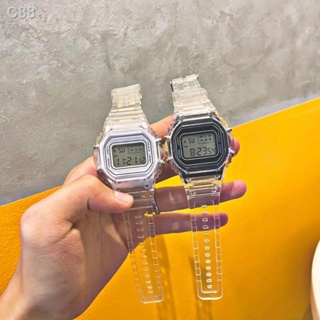 ﺴTransparent Fashion Square Dial Digital Watch Multifunctional Unisex Watches Relo for Men Women #1