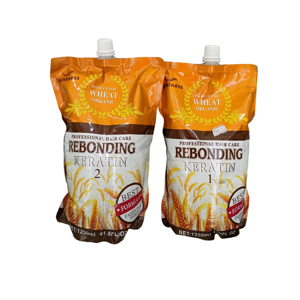 Lightness Wheat Organic Rebonding (1250ml x 2 pouch) Shopee Philippines