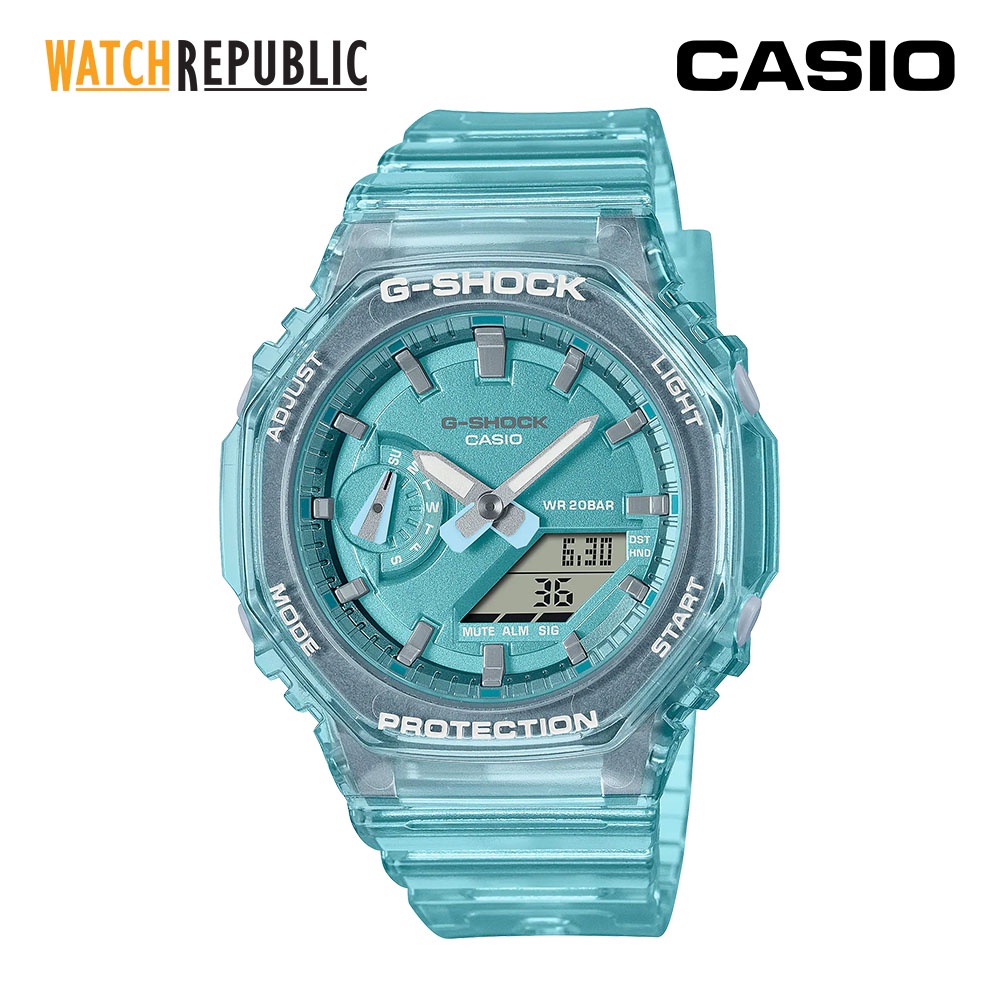 Casio G-Shock Casioak Blue Resin Digital Watch For Women CGMA-S2100SK ...