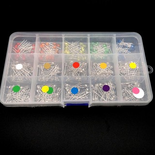 ▣300pcs/lot 3MM F3 LED Mixed Red/Orange/Yellow/Green/Blue/Warm White/Purple/Powder Light Emitting D #2