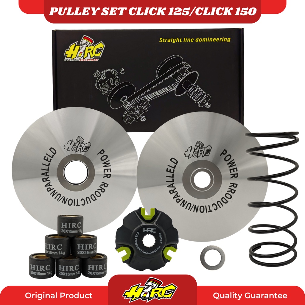 MOTORCYCLE HIRC CVT PULLEY SET NMAX/AEROX/CLICK125150/PCX15016/BEAT
