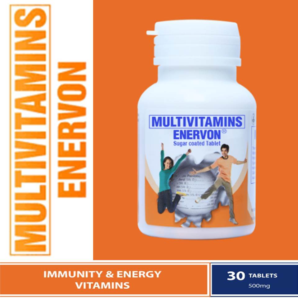 ENERVON C Multivitamins Energy & Immunity 30 Tablets Shopee Philippines