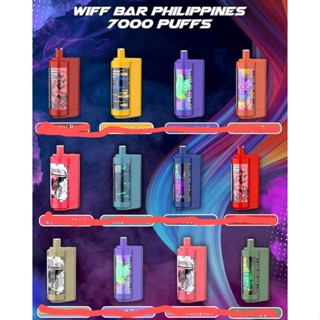 Wiff Bar up to 7000 Puffs Disposable Vape Pod Legit 3% Dispo Vaping