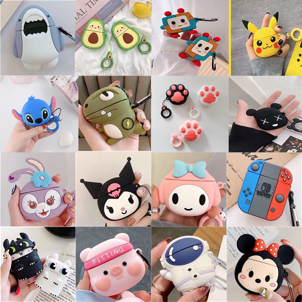 for Airpods 1/2,Airpods 3 ,Airpods Pro SIlica Case Earphone Case Cover