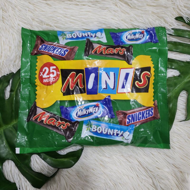 Mars Mixed Minis 25x Assorted Chocolate Snack Size Mars|Snickers|Bounty ...