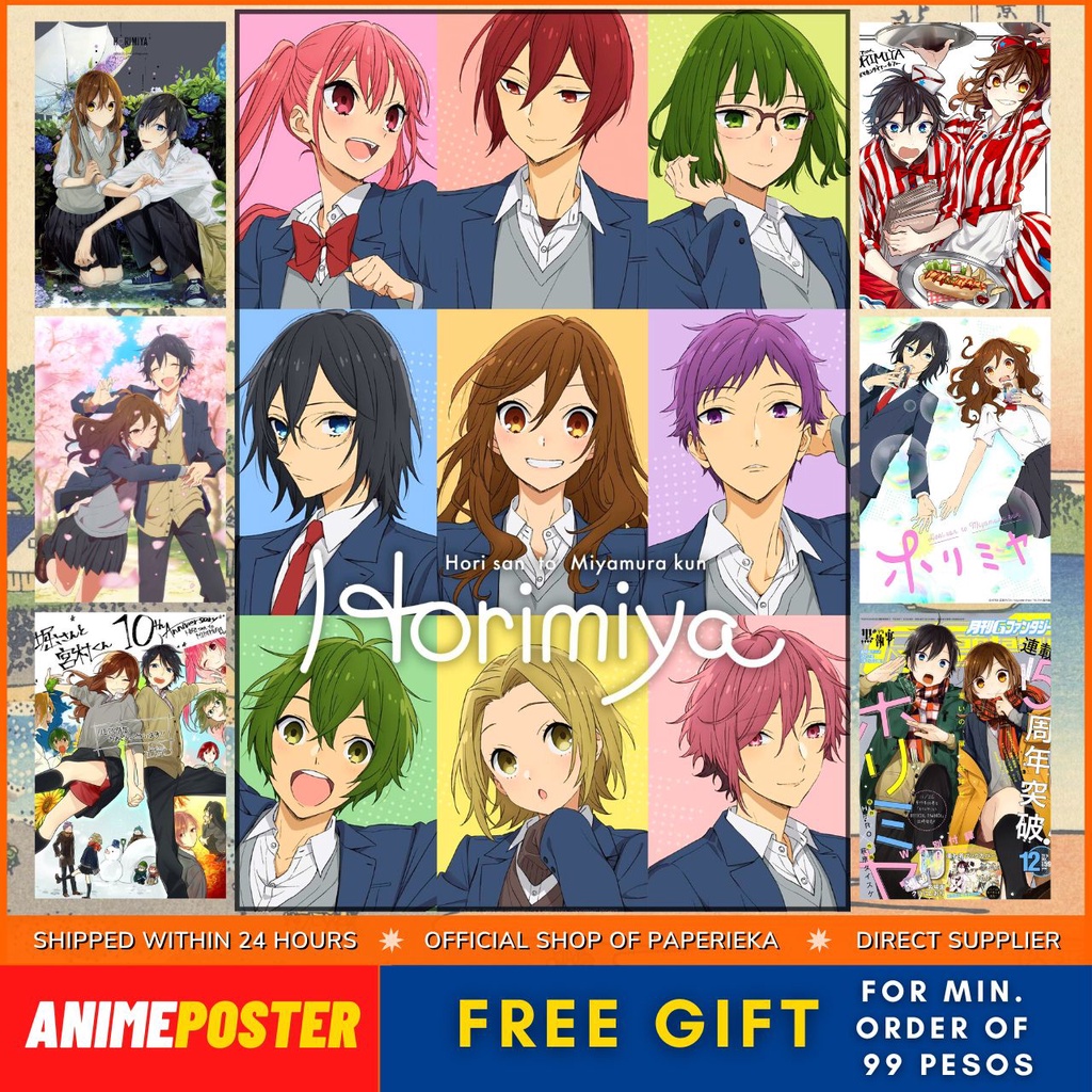 Horimiya A4 Anime Poster & Sticker Posters Shopee Philippines