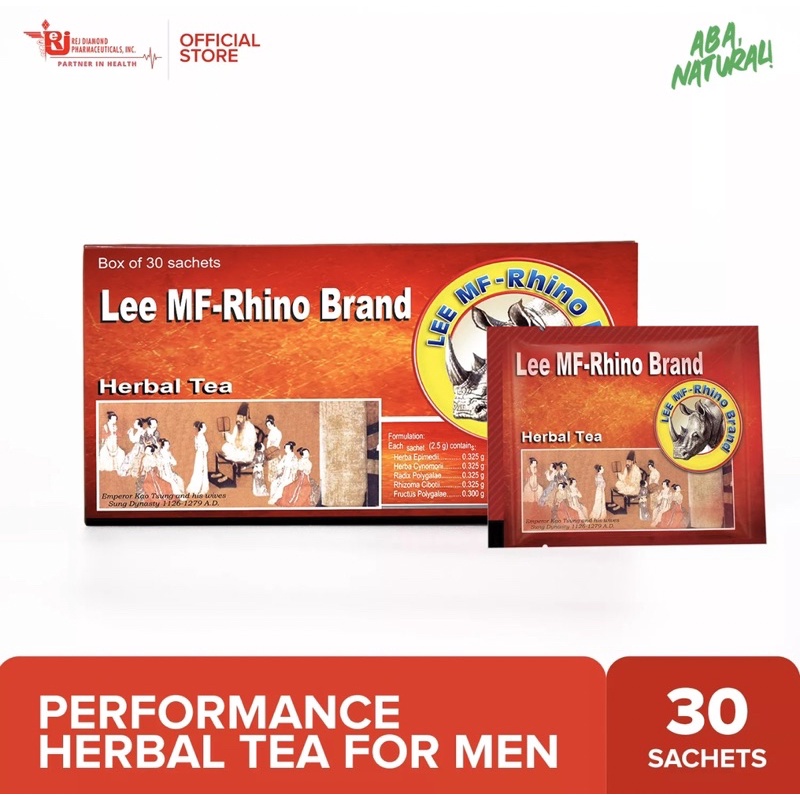 Le.e rhino herbal tea for men 30 sachets/box Shopee Philippines