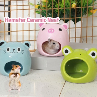 Hamster House Cage Ceramic Hamster Hideout Critter Cage