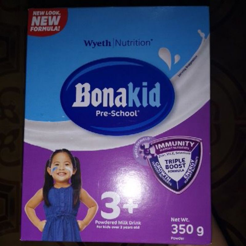 BONAKID PRESCHOOL 3+ Powdered Milk Drink, 350g (Expiry Date Jan2024