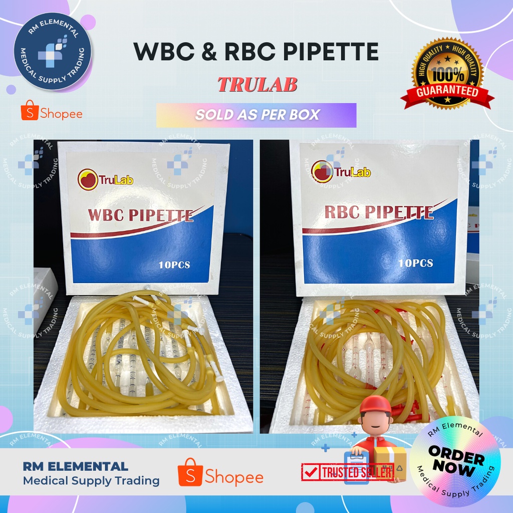 RBC and WBC PIPETTE per BOX 10s Shopee Philippines