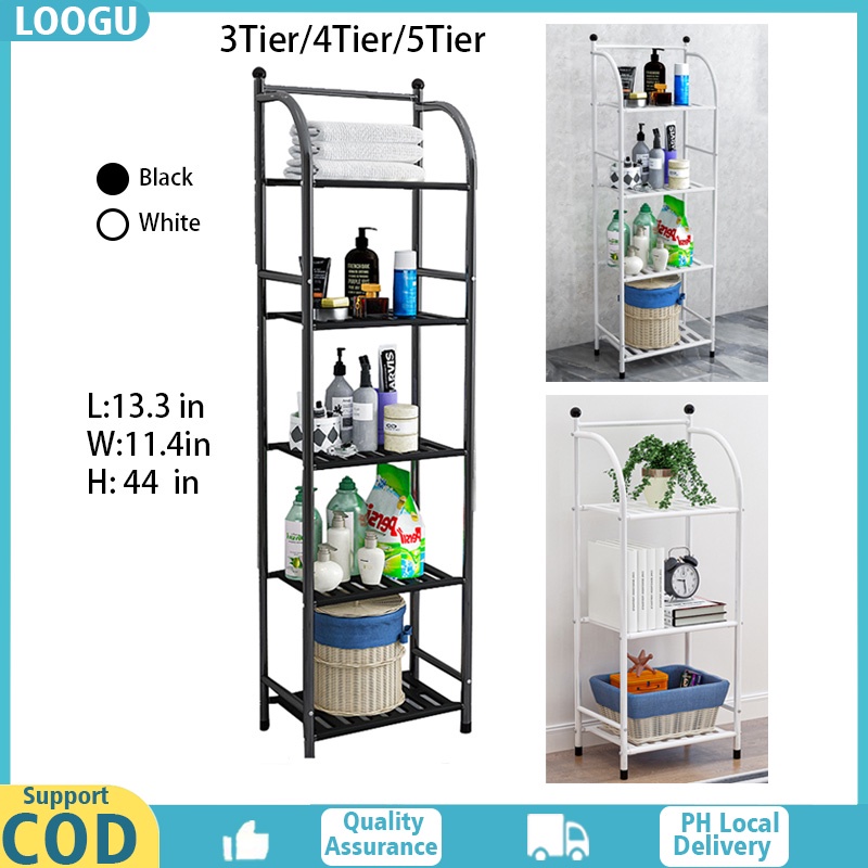 LOOGU 4/5 Layer Bathroom Rack Shelf Storage Organizer Bedroom Shoe Rack