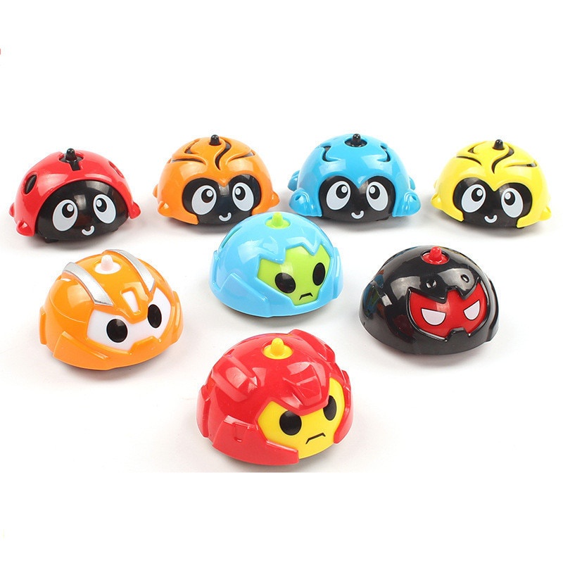 1 Piece Gyro Car Pull Back Inertial Device Interactive Toy Cars Cartoon