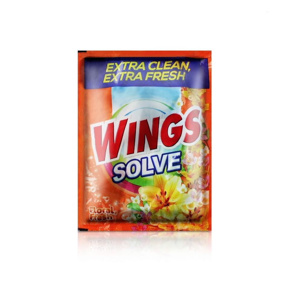 Wings Laundry Detergent Powder Solve Floral Fresh 60g 6s Shopee