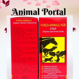 Forza Animale AGB Syrup Vitamins And Amino Acid For Pets.(120ml)