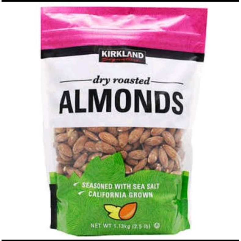 Kirkland Signature Dry Roasted Almonds 1.13kg (2.5 lbs) Shopee