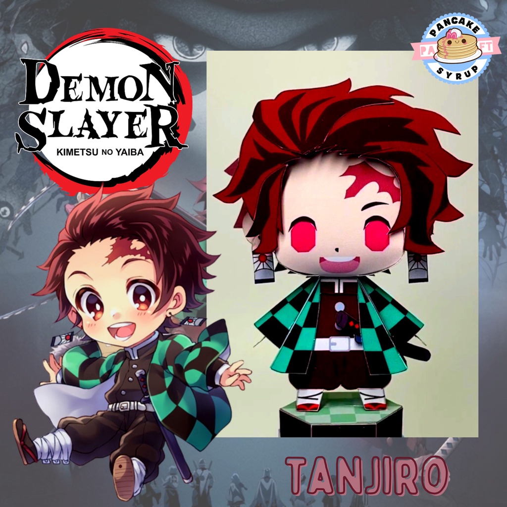 11 Tanjiro Papercraft Demon Slayer Manualidades Chibi Anime Arte ...