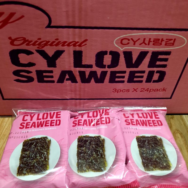 CY LOVE seaweed snack Shopee Philippines
