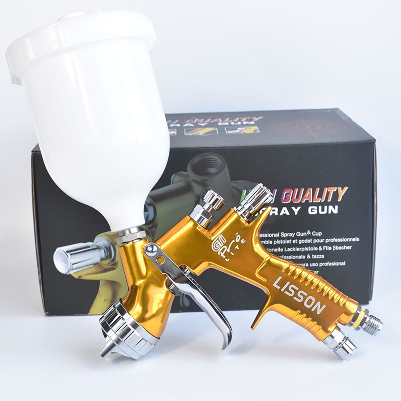 paint spray gun gravity spray gun GTI VHLP air spray gun 1.3mm TE20