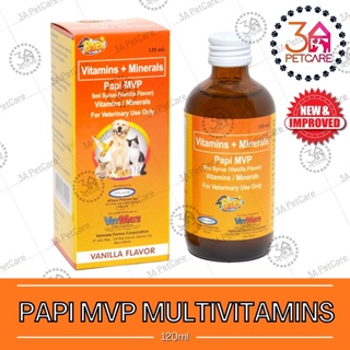 ◕✲Papi MVP Multivitamins Syrup for Pets - Vanilla Flavor (120ml)