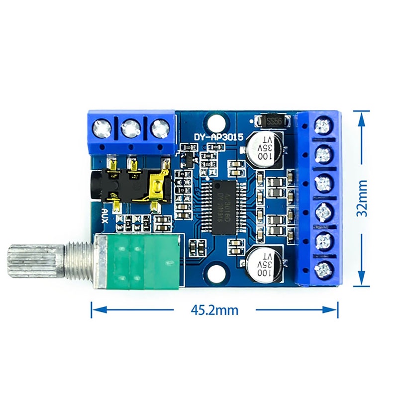 Dy Ap Dc V Wx Class D Dual Channel High Power Stereo Digital Amplifier Board With