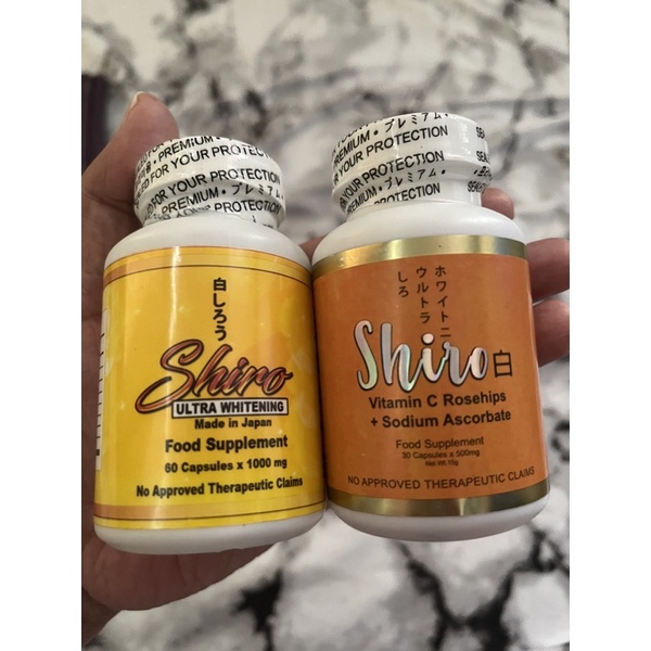 Shiro Ultra Whitening And Shiro Vit C With Rosehips Sodium Ascorbate