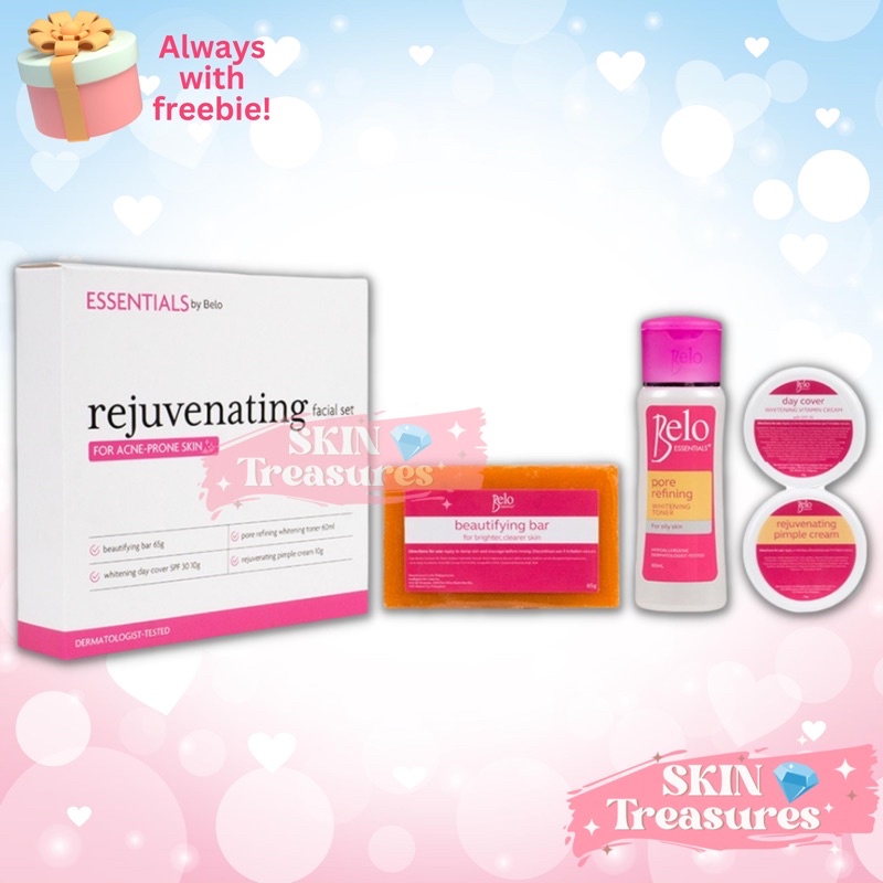 Essentials By Belo Rejuvenating Facial Set | Shopee Philippines