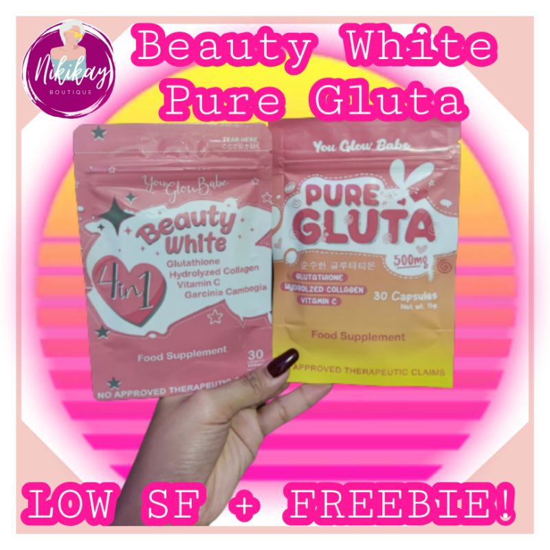 You Glow Babe Bestseller Beauty White Capsules | Pure Gluta Glutathione ...