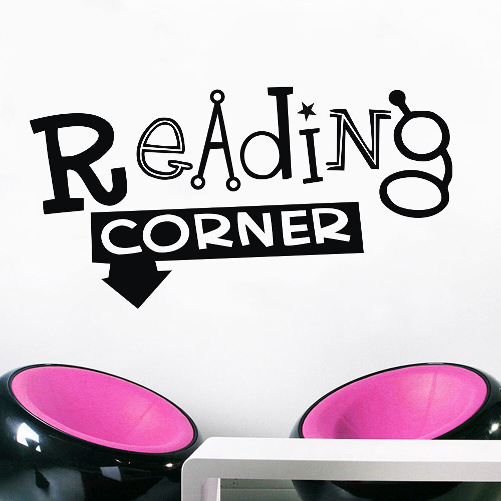 Reading Corner Wall Decal Sticker Vinyl School Daycare Preschool