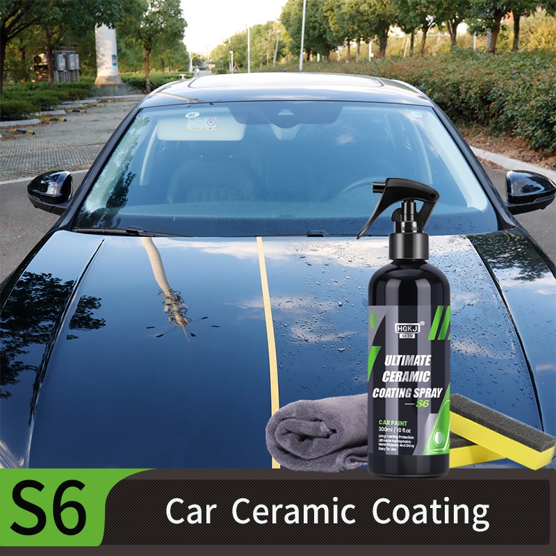 Ceramic Coating For Auto Paint HGKJ S6 Crystal Wax Spray Nano ...