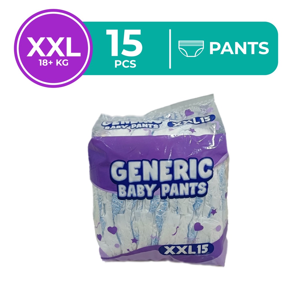 Generic Baby Diaper Pants XXL 15s | Shopee Philippines
