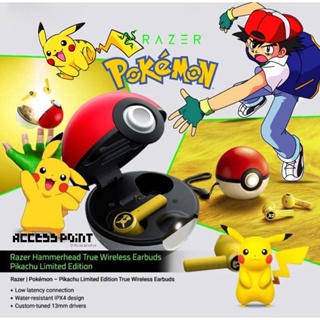 LOCAL STOCK Razer Hammerhead Pokemon TWS True Wireless Bluetooth Earbuds Pikachu Limited Edition