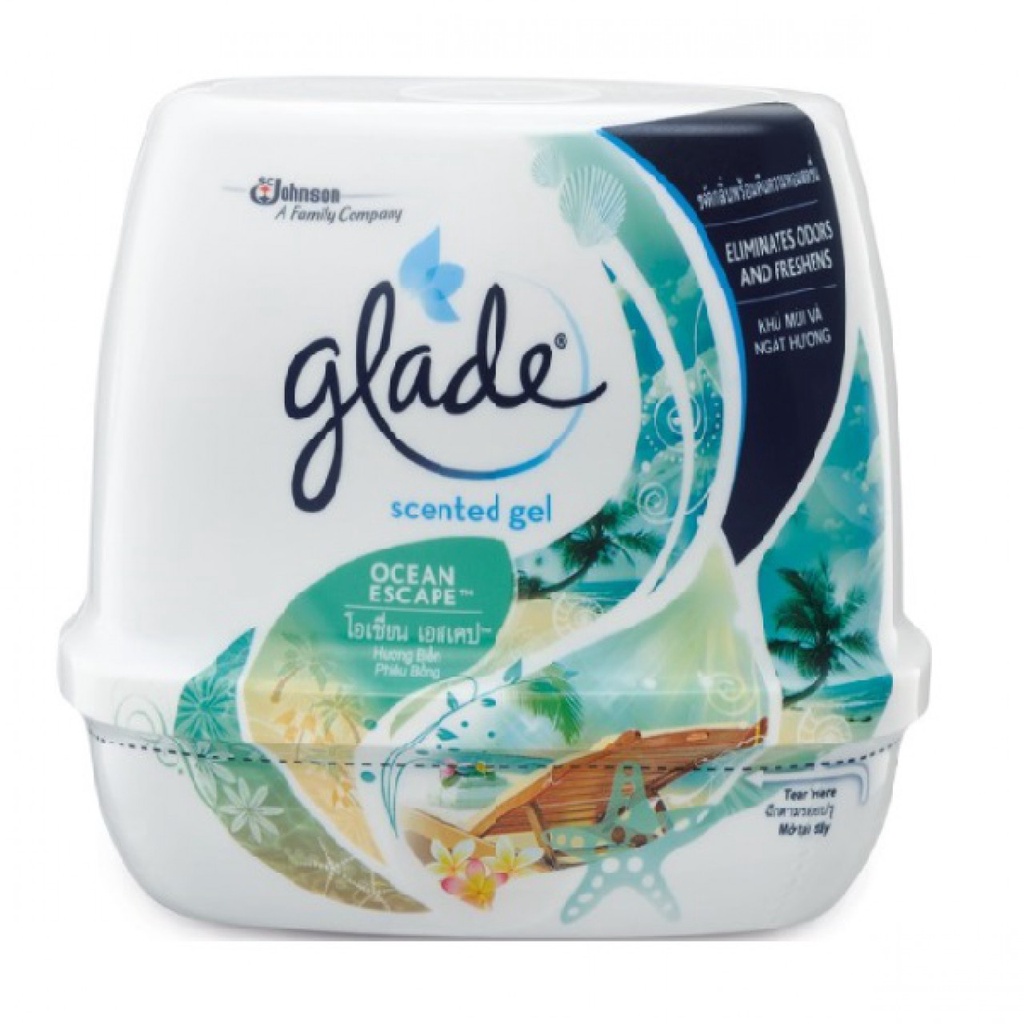 Glade Scented Gel Ocean Escape 180g Shopee Philippines