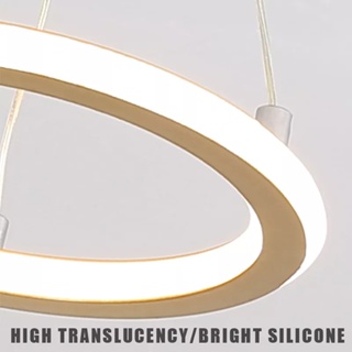 Chandelier Modern Round Ring Gold Round LED Indoor Lighting Room Dining Hall Aisle LED Ceiling Light #4