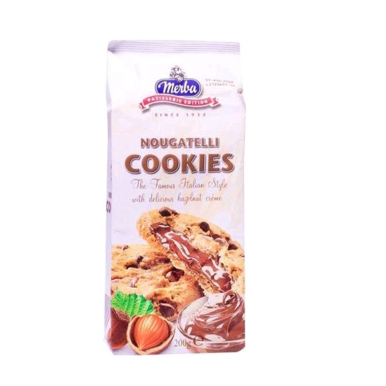 Merba Nougatelli Cookies -200g | Shopee Philippines